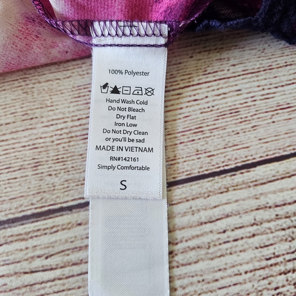 LuLaRoe Multi Color Semi-sheer Duster Size Small - Picture 7 of 10